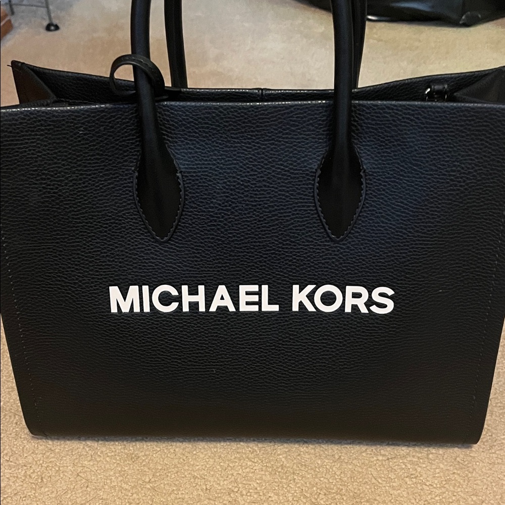 Michael Kors Black Leather Handbag